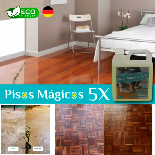 LIMPIA PISOS MÁGICOS 5X - Limpia Más, en Menos Tiempo