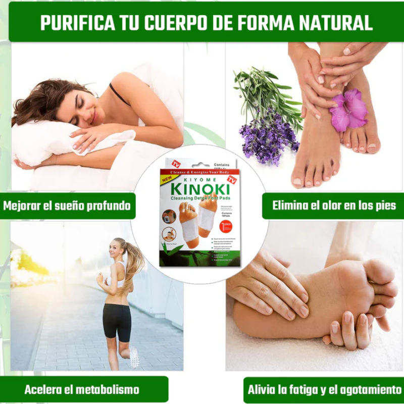 Kinoki® - 2 por el precio de 1 - Parche Desintoxicante