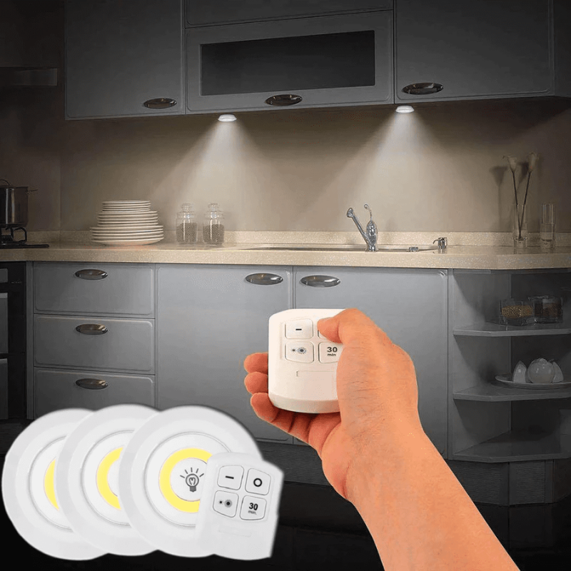 LedFlash® - Set De 3 Luces Led 1 Control Remoto