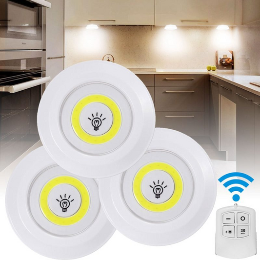 LedFlash® - Set De 3 Luces Led 1 Control Remoto
