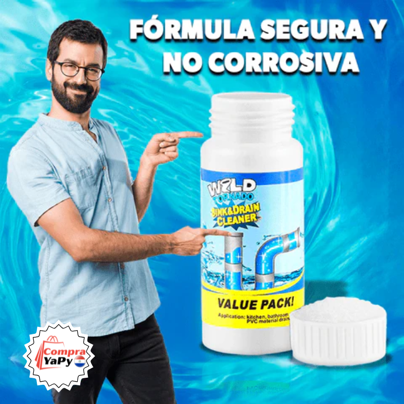 Wild Tornado® - destapador de Cañerias