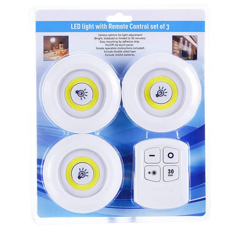 LedFlash® - Set De 3 Luces Led 1 Control Remoto
