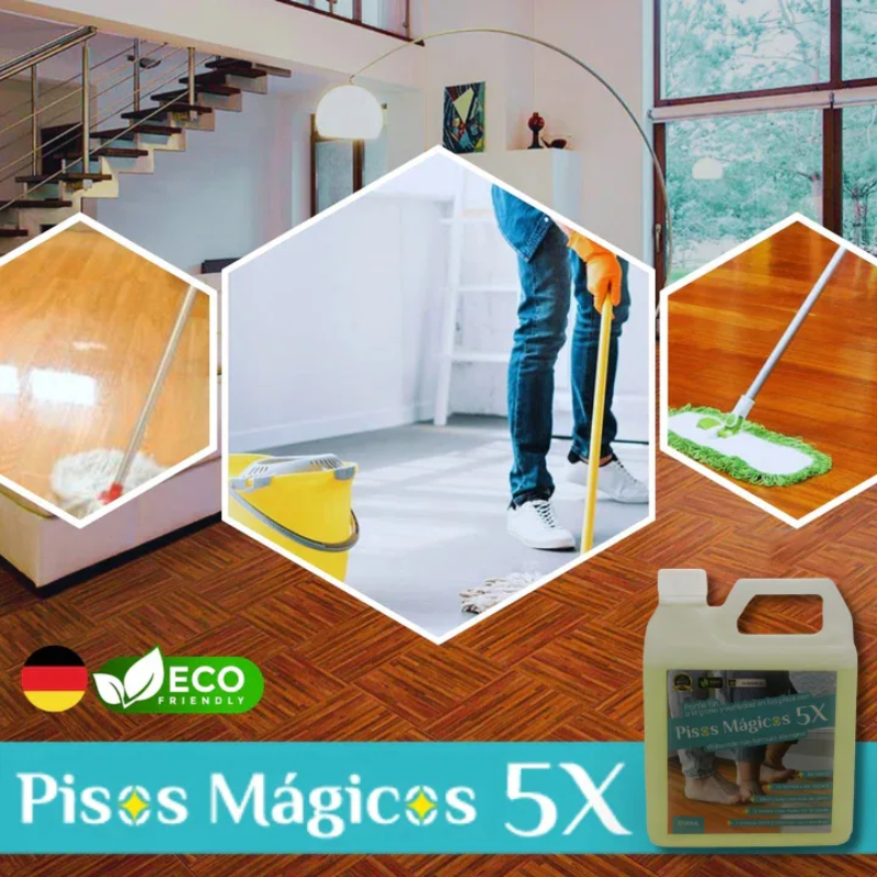 LIMPIA PISOS MÁGICOS 5X - Limpia Más, en Menos Tiempo