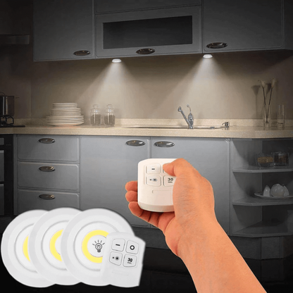LedFlash® - Set De 3 Luces Led 1 Control Remoto