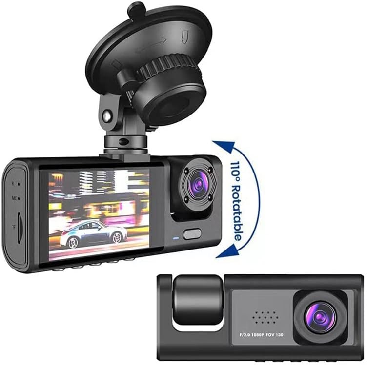 Camara Grabadora Para Auto 3 Canales