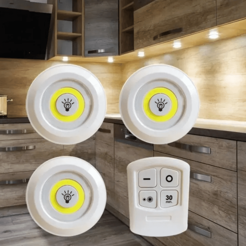 LedFlash® - Set De 3 Luces Led 1 Control Remoto