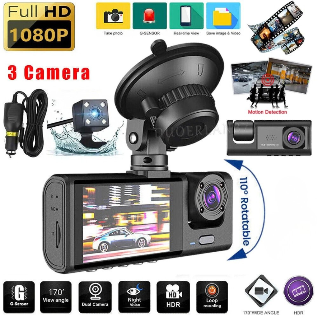 Camara Grabadora Para Auto 3 Canales